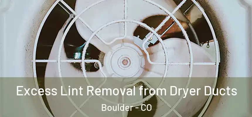  Excess Lint Removal from Dryer Ducts Boulder - CO